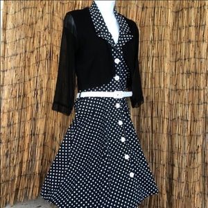 Polka Dot Halter Dress